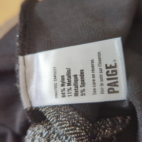 Paige Celeste Keyhole-Back Metallic Knit Top - Picture 14 of 16